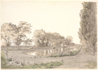 The Pond at Vogneserup by P.C. Skovgaard
