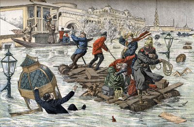 Floods in St. Petersburg in 1903 by P.H.G.V. Michel