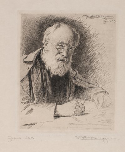 Lorenz Frølich by Peder Severin Krøyer