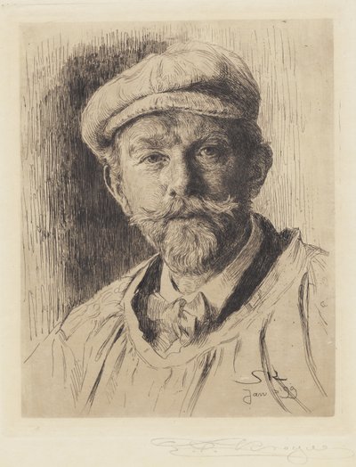 Self-Portrait by Peder Severin Krøyer
