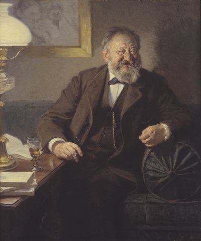 The Author Sophus Schandorph by Peder Severin Krøyer
