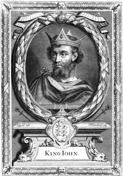 King John of England by P. Vanderbanck