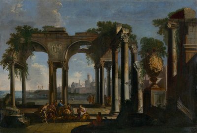 Saint Paul Preaching at Campagna by Pannini