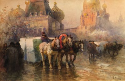 Ice Transport in Moscow by Paolo Sala
