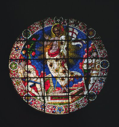 Oculus depicting The Resurrection, 1443 by Paolo Uccello