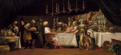 Judith feasted by Holofernes by Paolo Veronese
