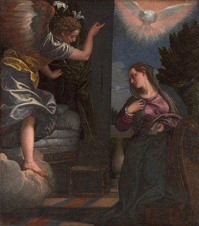 The Annunciation, c. 1580 by Paolo Veronese