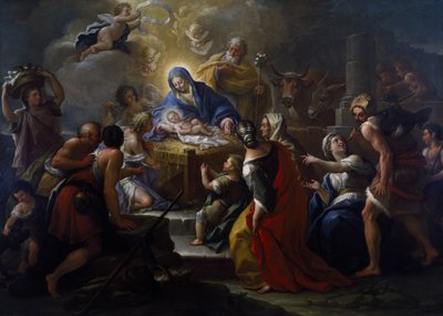 The Adoration of the Shepherds by Paolo di Matteis