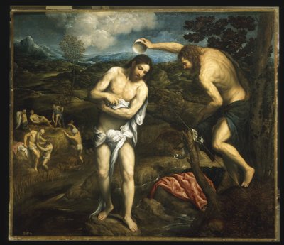 Baptism of Christ by Paris Bordone