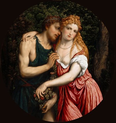 Mythological Couple by Paris Bordone