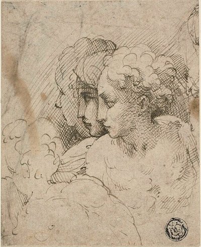 Female Heads by Parmigianino