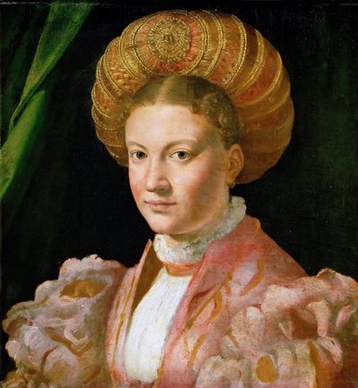 Portrait of a Young Lady, ca 1530 by Parmigianino