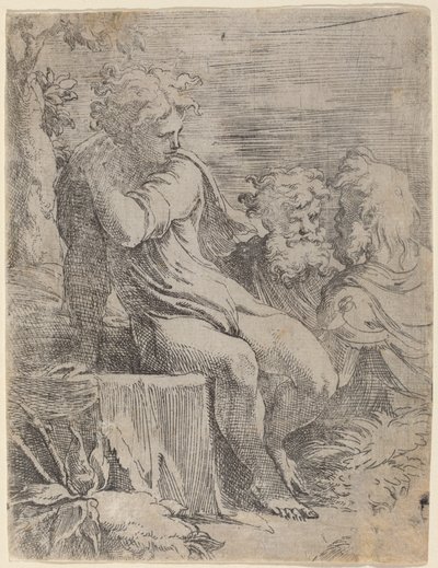 The Boy and Two Old Men by Parmigianino