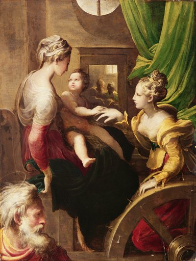 The Mystic Marriage of St. Catherine by Parmigianino