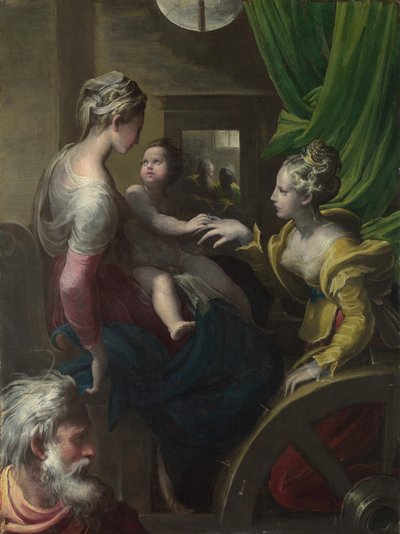 The Mystical Marriage of Saint Catherine, c. 1527-1530 by Parmigianino
