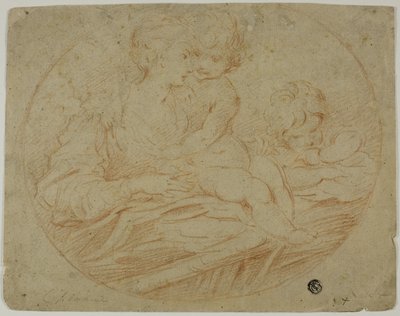 Woman and Two Children by Parmigianino