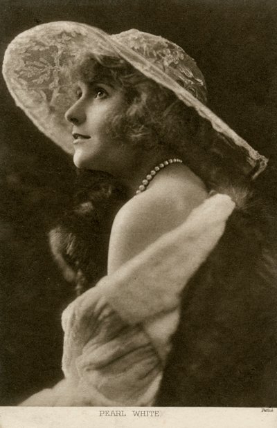 Pearl White, American Actress and Film Star by Pathe