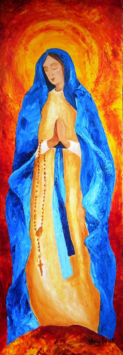 Madonna of the Rosary, 2011 by Patricia Brintle