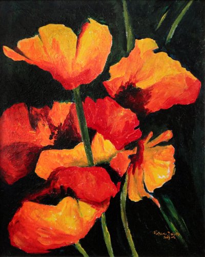 Spirited Poppies by Patricia Brintle
