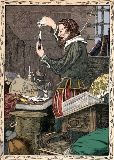 Guy Fawkes Preparing The Slow Match by Patten Wilson