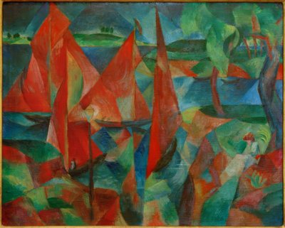 The Red Sails by Paul Adolf Seehaus