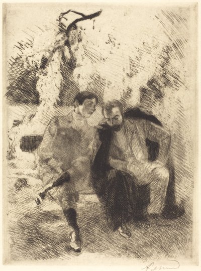 Confidences, 1900 by Paul Albert Besnard