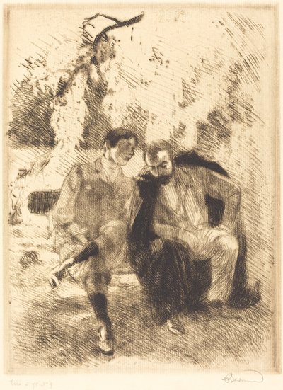 Confidences by Paul Albert Besnard