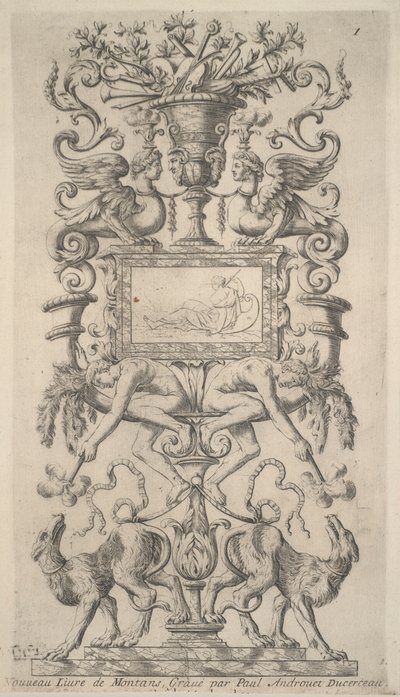 Ornamental Design by Paul Androuet Du Cerceau