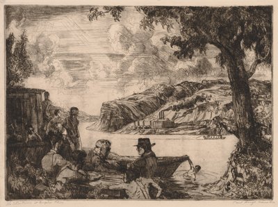 Ohio River at Empire, Ohio by Paul B. Travis