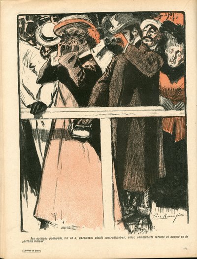 The Butter Plate, Satirical in Colours by Paul Balluriau