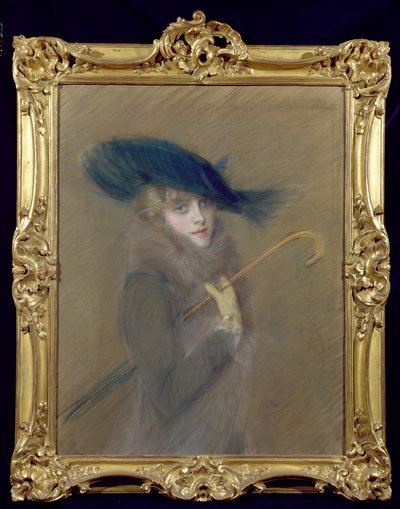 Elegant Lady by Paul Cesar Helleu