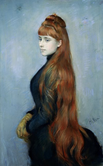 Portrait of Mademoiselle Alice Guerin by Paul Cesar Helleu