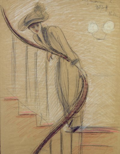 The Staircase by Paul Cesar Helleu