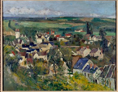 Panoramic View of Auvers-sur-Oise by Paul Cézanne