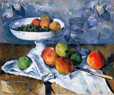 Still Life with Fruit Dish by Paul Cézanne
