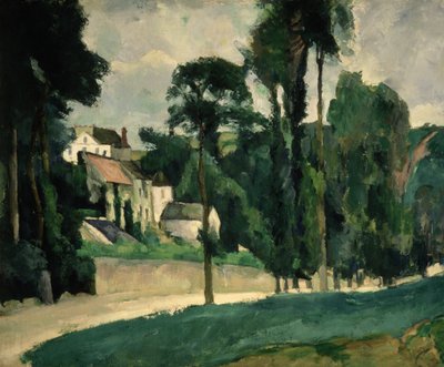 The Road at Pontoise by Paul Cézanne