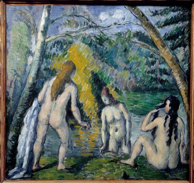 Three Bathers by Paul Cézanne