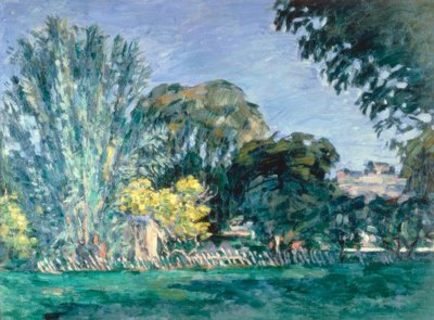 Trees at Jas de Bouffan by Paul Cézanne