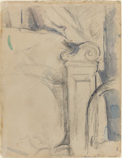 Bedpost [verso], c. 1895 by Paul Cézanne