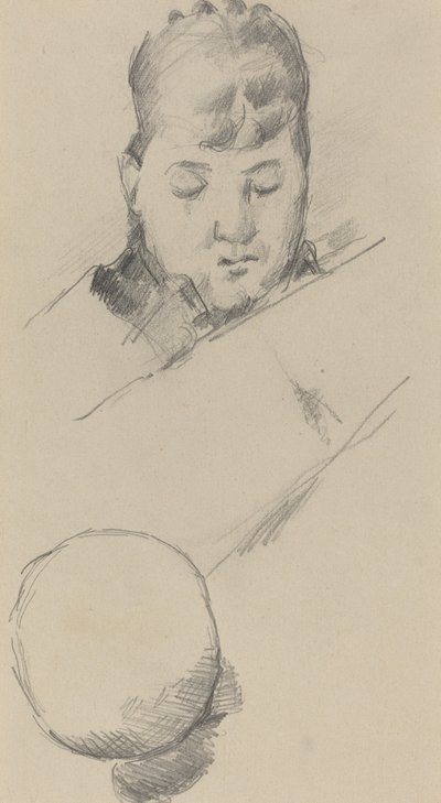 Bust of Madame Cézanne by Paul Cézanne
