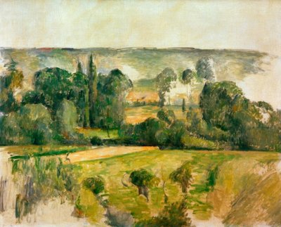 Countryside and Hill, Near Médan by Paul Cézanne