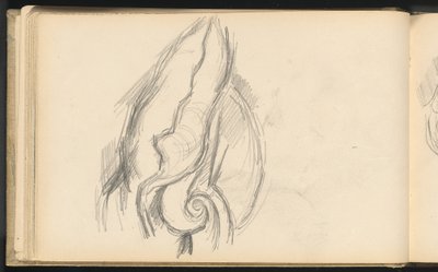 Cushion of an Armchair by Paul Cézanne