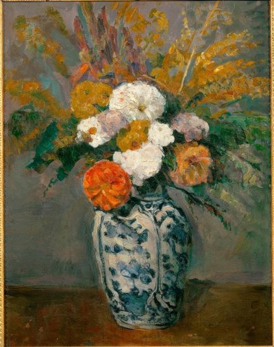 Dahlias by Paul Cézanne