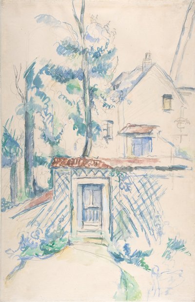 Entrance to a Garden by Paul Cézanne