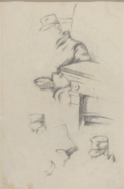 Father of the Artist [verso] by Paul Cézanne