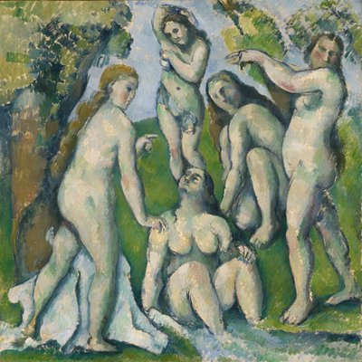 Five Bathers by Paul Cézanne