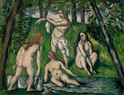 Four Bathers by Paul Cézanne