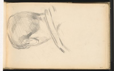 Head of a Boy Seen from Behind by Paul Cézanne
