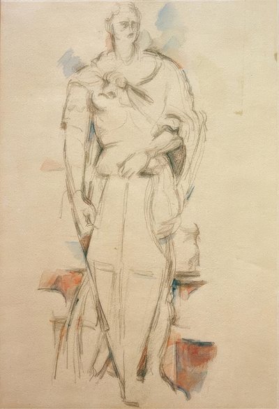 Saint George after Donatello by Paul Cézanne