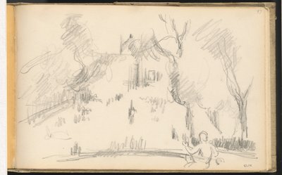 House in a Park by Paul Cézanne